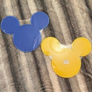Mickey Mouse Shaped Cutting Boards- Blue and Yellow